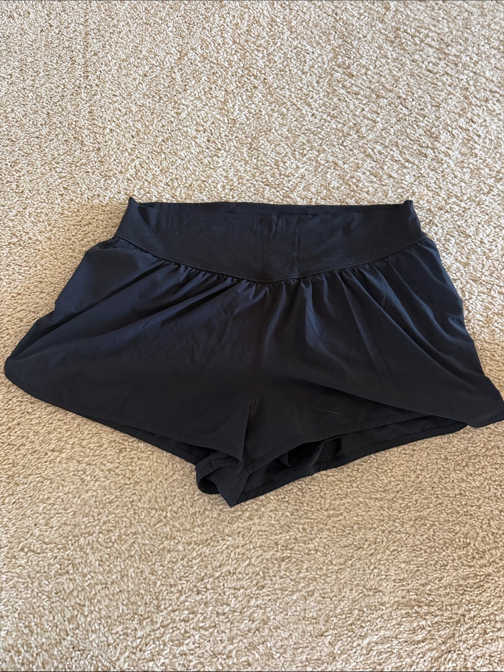 Aerie Black Flowy Shorts